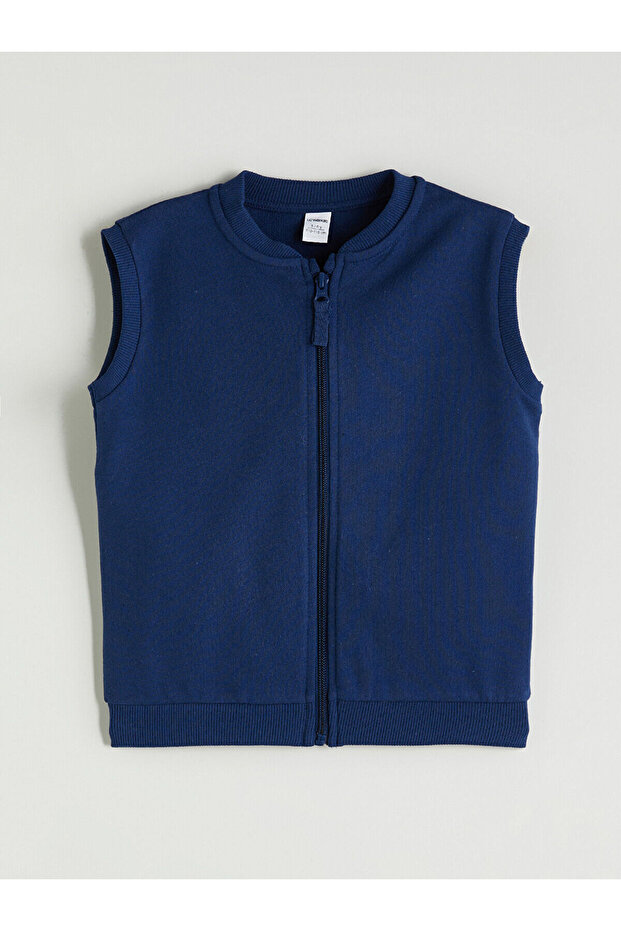 Lcw Kids Indigo College Collar Boy's Vest