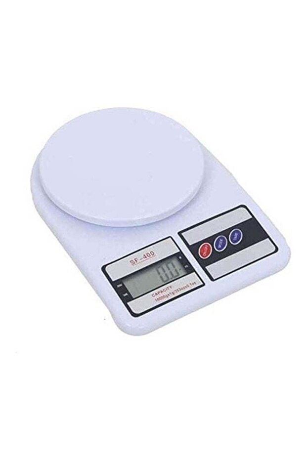 Electronic Digital Kitchen Scale Up To 7 Kg White