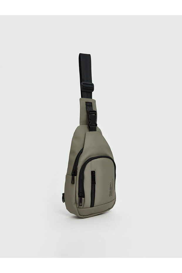 Plus New Season Zippered Men's Chest Bag