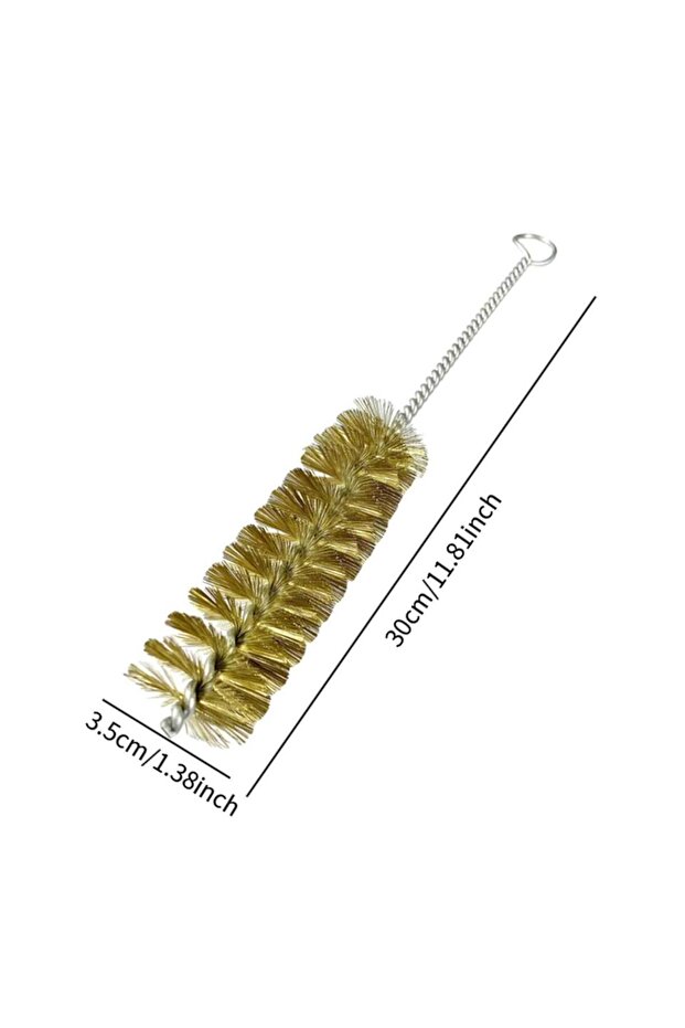 Diameter 35mm Pipe Brush Flexible Small Multipurpose Remove Rust Brass Brush Durable Tube Brush for