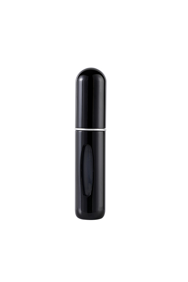 black Portable Mini Travel High-end Perfume Bottle Base Refill Bottle Straight Charging Small Sample