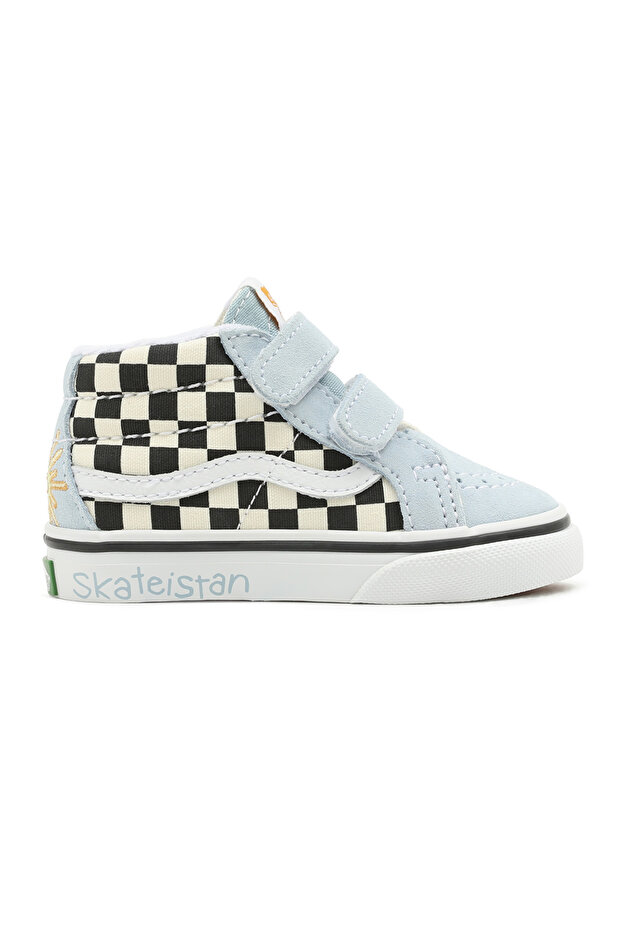حذاء TD SK8 Mid Reissue Checker Board - أزرق