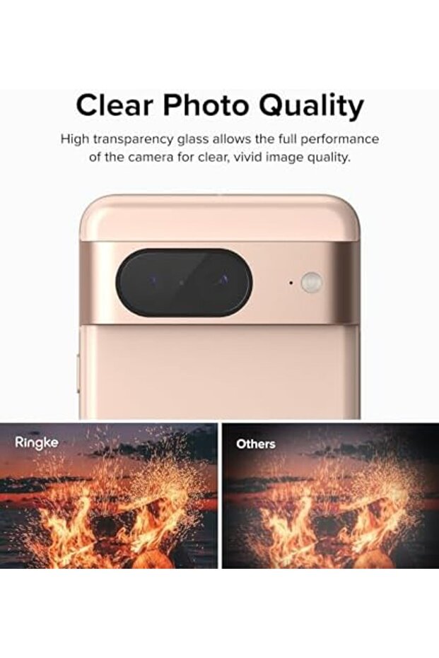 واقي عدسة جوجل بيكسل 8 | زجاج واقي للكاميرا | عبوة من 3 قطع - 6