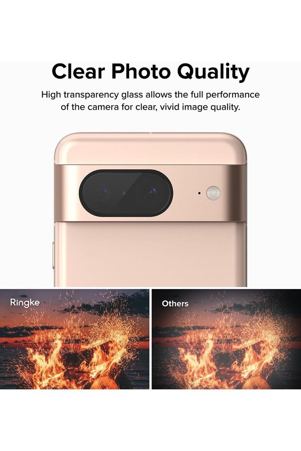 واقي عدسة جوجل بيكسل 8 | زجاج واقي للكاميرا | عبوة من 3 قطع - 5