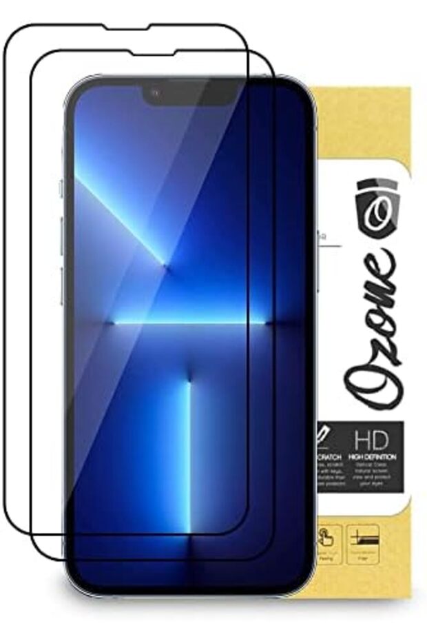 Tempered Glass [2 Per Pack] Compatible With iPhone 13 Screen Protector, Shock Proof Bubble F
