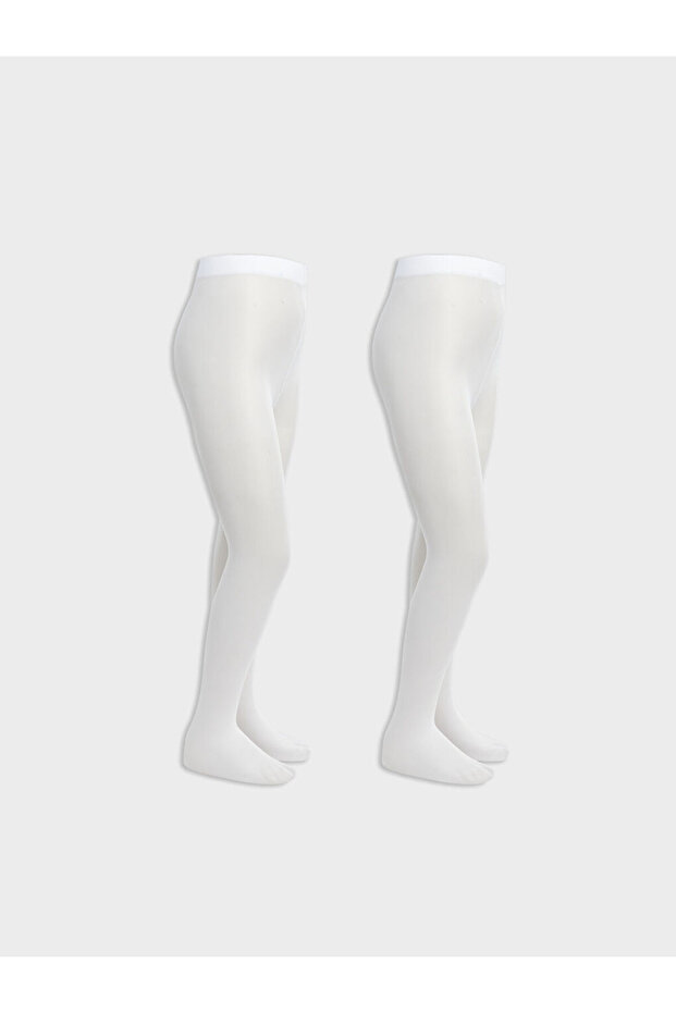 Esvab • Modern & Distinctive Classic Girls' Thin Pantyhose 2-Pack