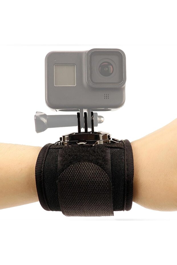 Adjustable Wrist Strap Mount, 360 Degree Rotating Arm Band Holder For GoPro Hero