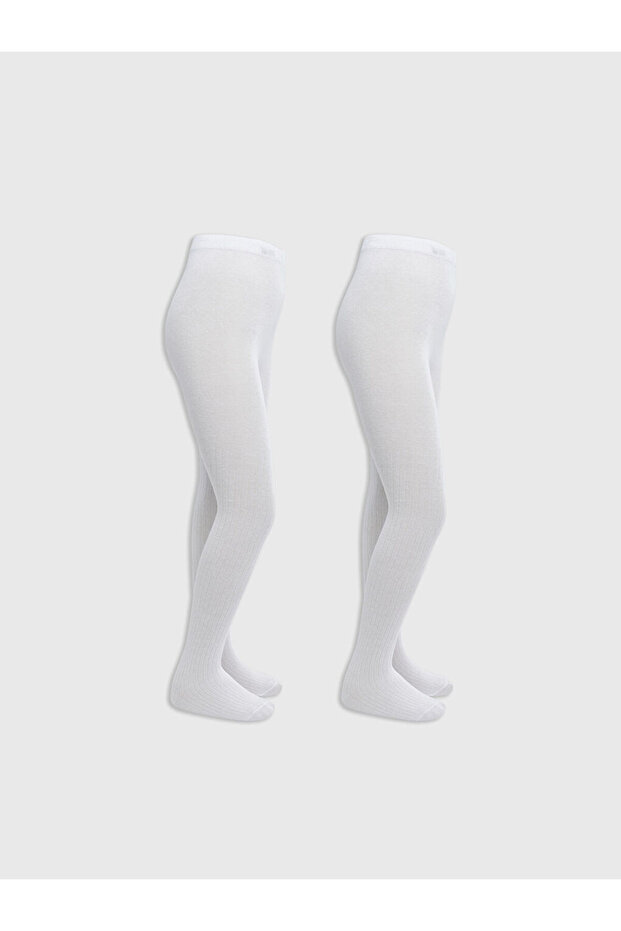 Basic Girls' Tights 2 Pack