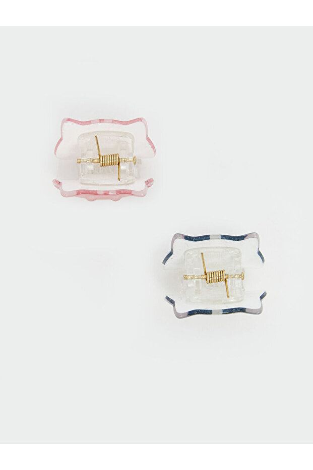 Sparkling Selections from Shining Store |   Girl's Buckle with Cat Figure, Set of 2 - 3