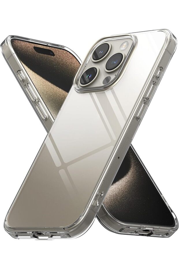 Fusion-X For iPhone 15 Pro Max Case Cover- Clear