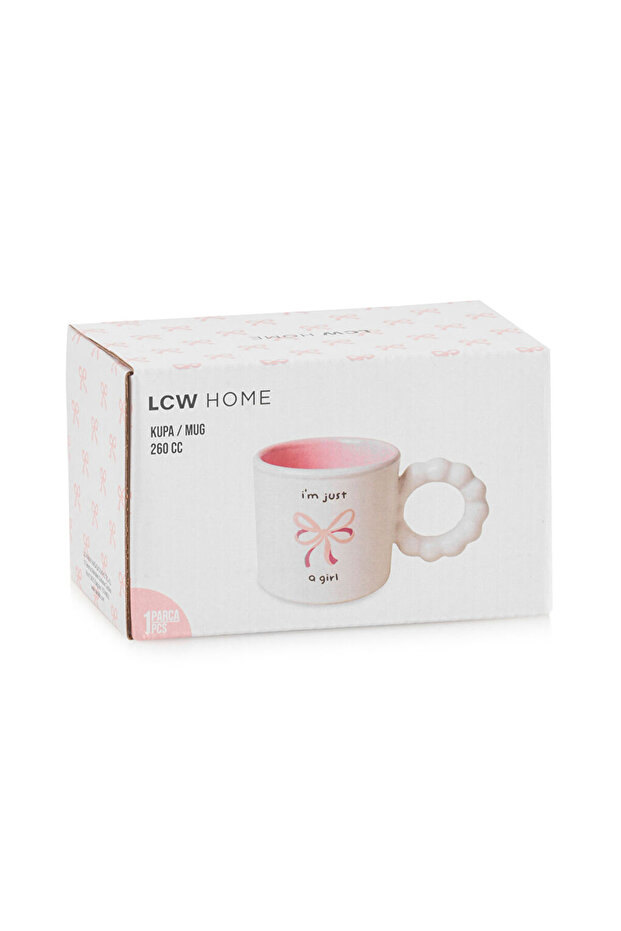 Create Your Style from Uzg Store |   Bow Printed Porcelain Mug 260 ml - 5