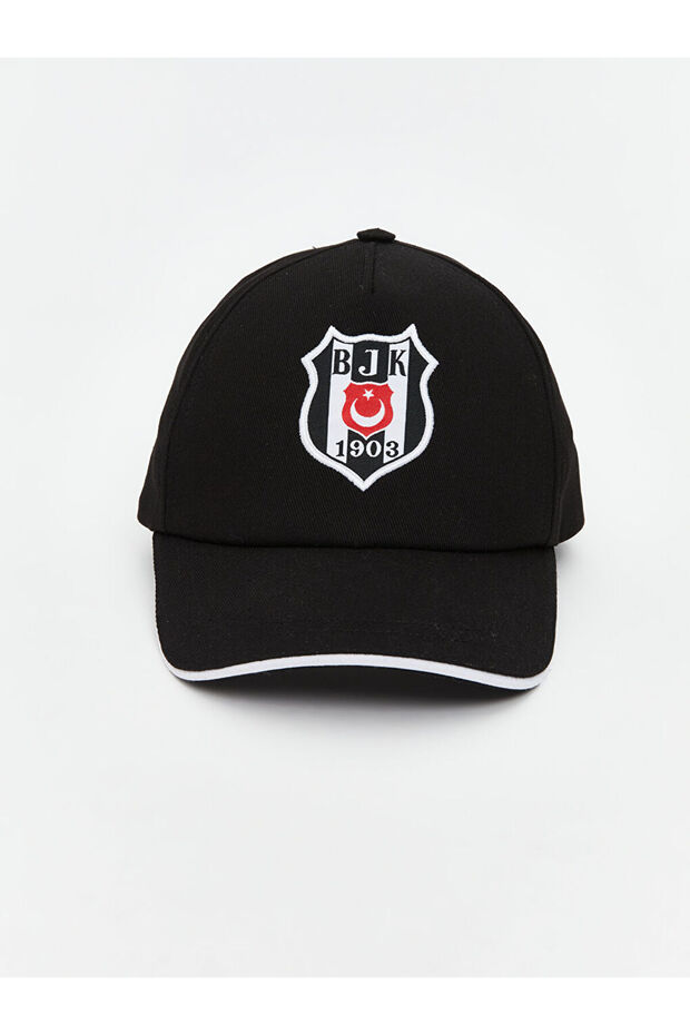 Black Printed Boy's Cap Hat