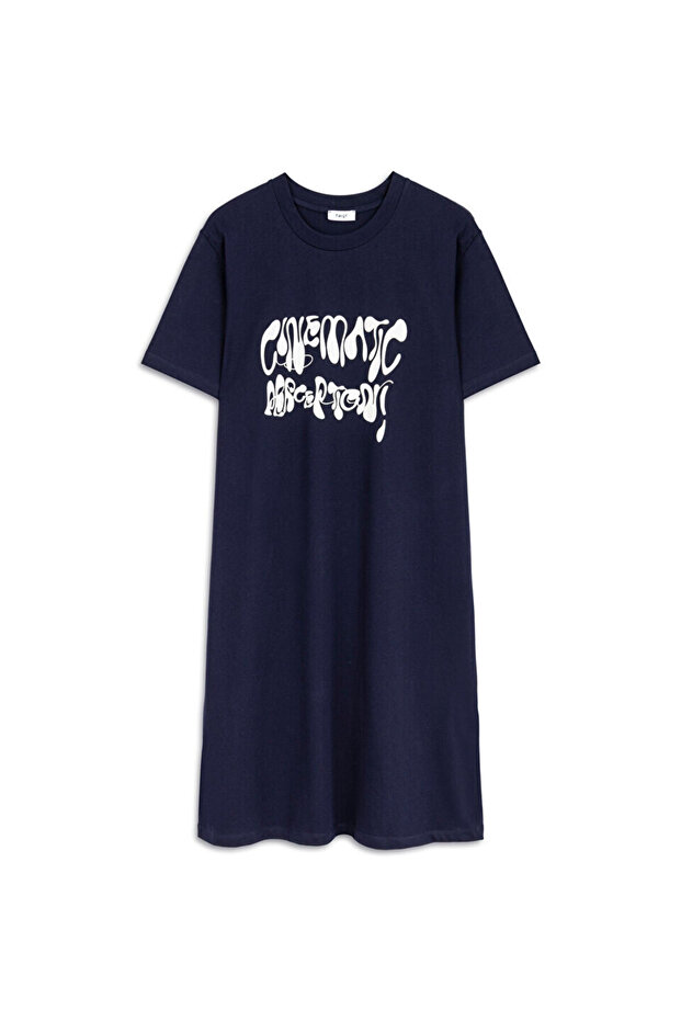 SLOGANLI PENYE ELBİSE - 3