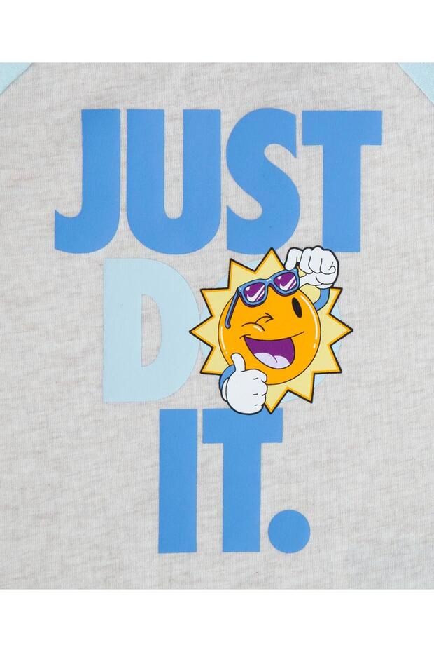 رومبر جرافيكي "افعلها فقط" - رمادي - 3