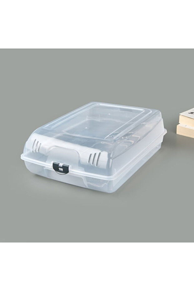 Bot Çizme Ayakkabı Kutusu - Şeffaf - 2