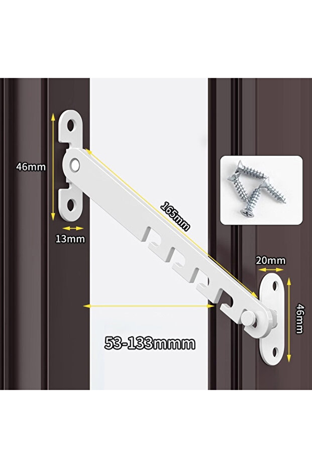 A3 Children's Window Limiter Safety Lock To Prevent Children From Falling, Security Protection - 1