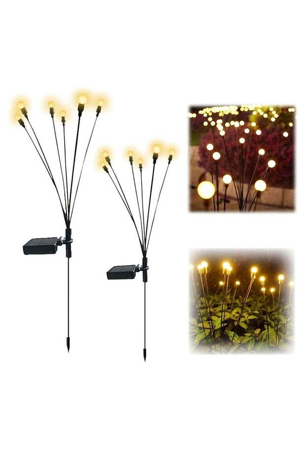 Solar Garden Decoration LED Lights with Waterproof, Outdoor Garden Yard Pathway Decorating Ligh