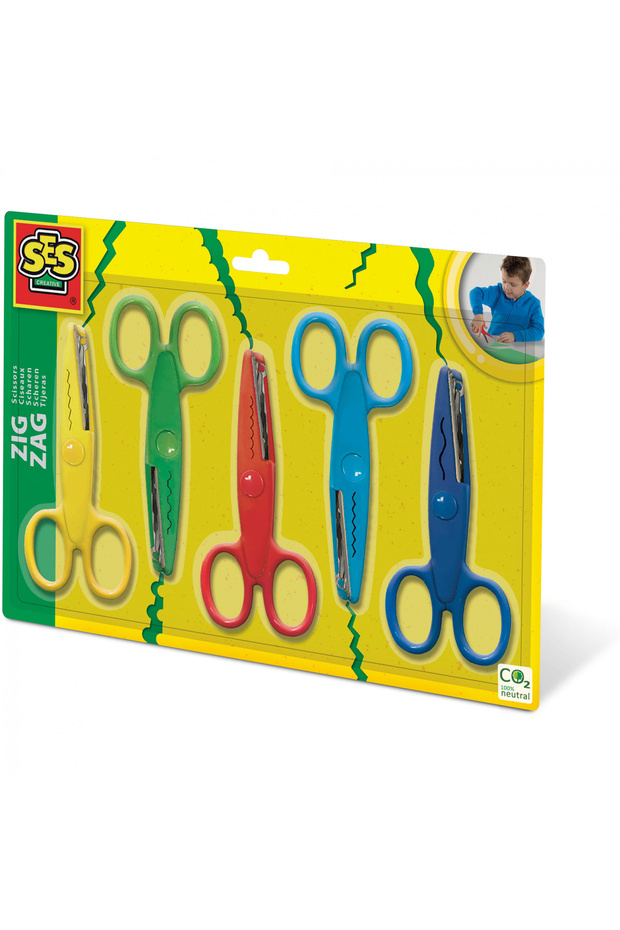 Children's toy zigzag scissors set - 3