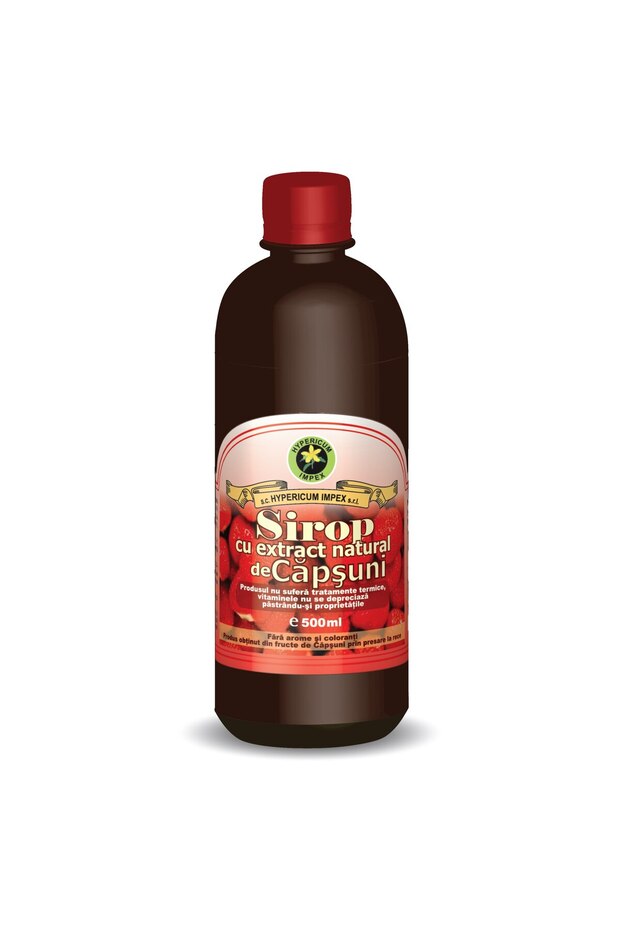 Sirop de căpșuni, Hypericum, 500 ml - 2