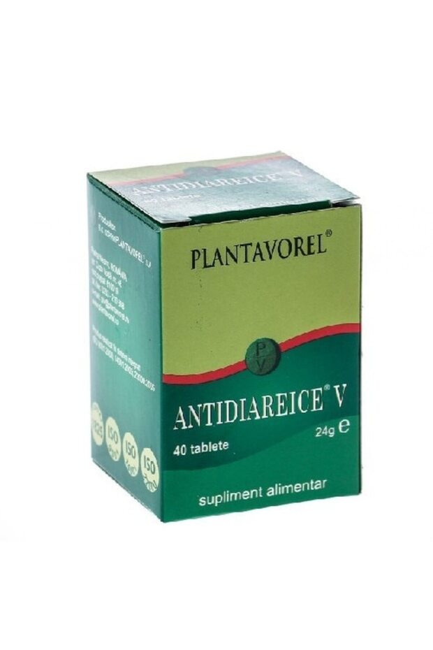 Antidiareic V, 40 de comprimate, - 1