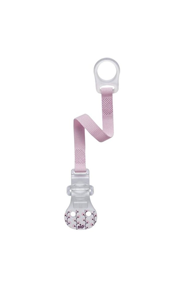 NIP Pacifier Chain with Ring 0+, Various Colors - 2