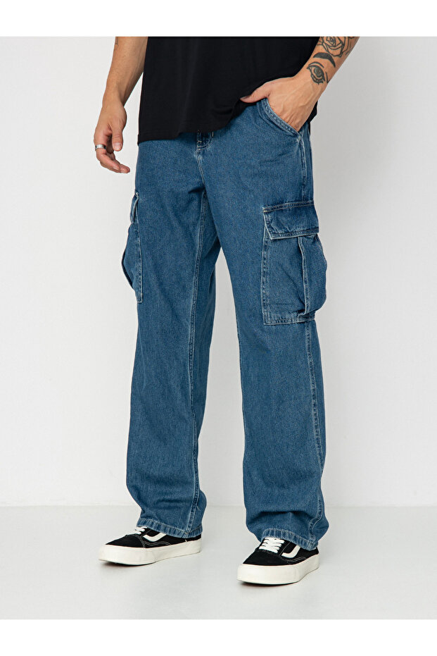 Service Cargo Loose Denim Pant - 3