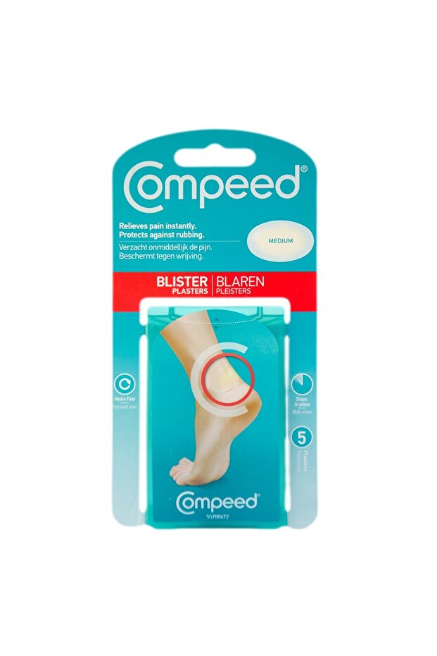 Blister Plaster for Blisters, Medium, 5 Pieces - 2