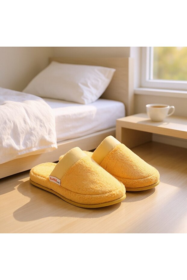 Colourist Bathroom Slippers – 100% Cotton, Non-Slip Sole