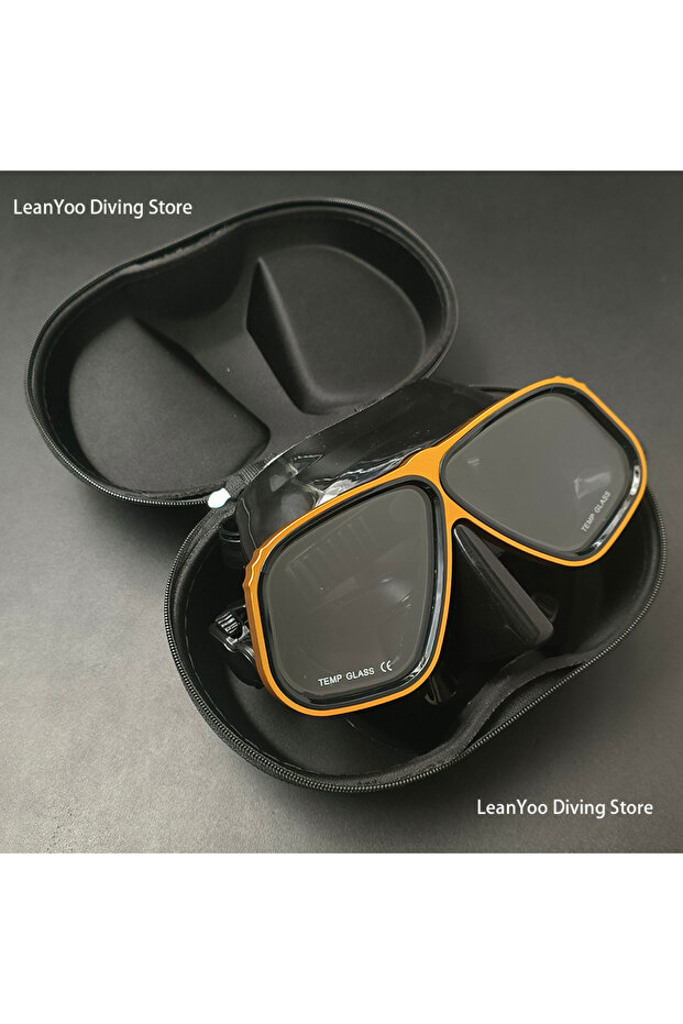 gold Top Quality Alike Apollo Aluminum Frame Scuba Mask Diving Glasses Soft Silicone Dive Goggles fo