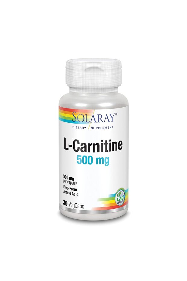 L-Carnitine 500mg, Secom, 30 Vegetarian Capsules - 1