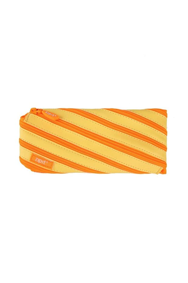 Zippered pencil case, Candy, Orange - 1