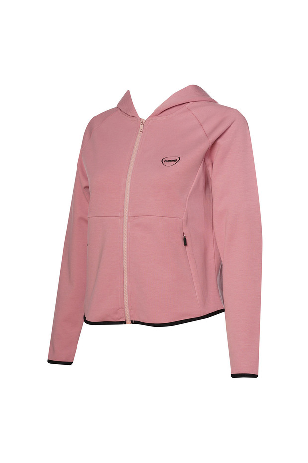 Tech Kadın Mor Kapüşonlu Ceket - 1