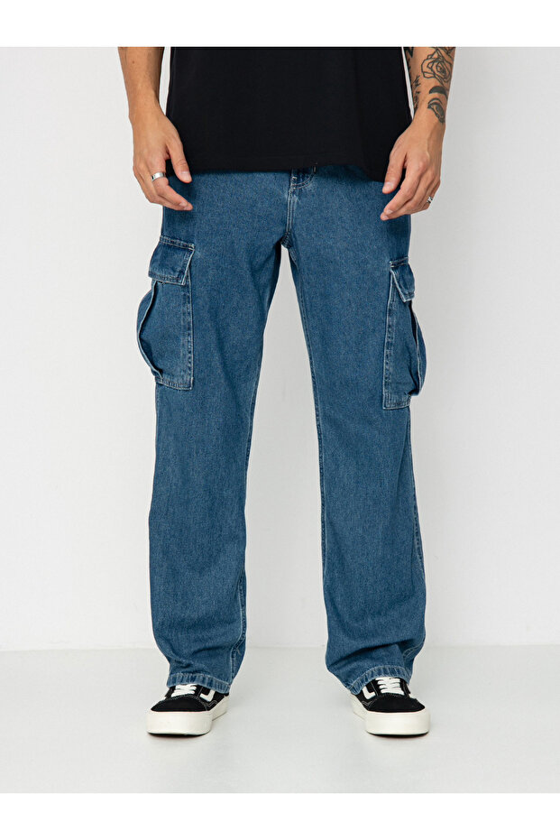 Service Cargo Loose Denim Pant - 1