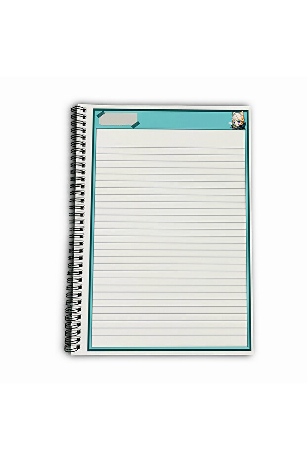 Genshin Impact Lynette Striped A4 School Notebook 72 Sheets Model 1 - 5