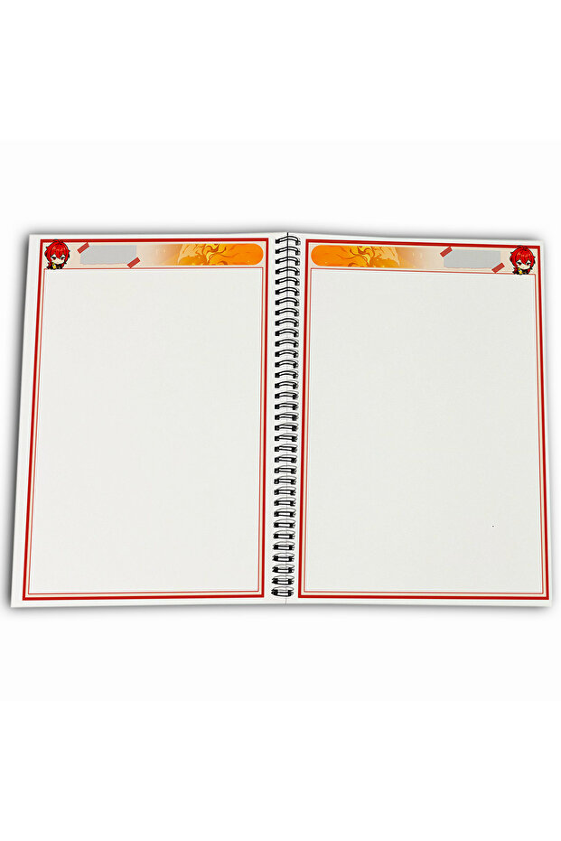 Genshin Impact Diluc Unlined A4 School Notebook 72 Sheets Model 1 - 4