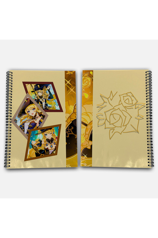 Genshin Impact Navia Checkered A4 School Notebook 72 Sheets Model 2 - 1