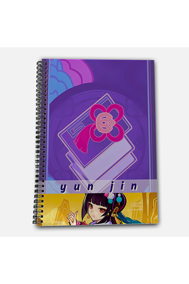 Genshin Impact Yun Jin Unlined A4 School Notebook 72 Sheets Model 3 - 2