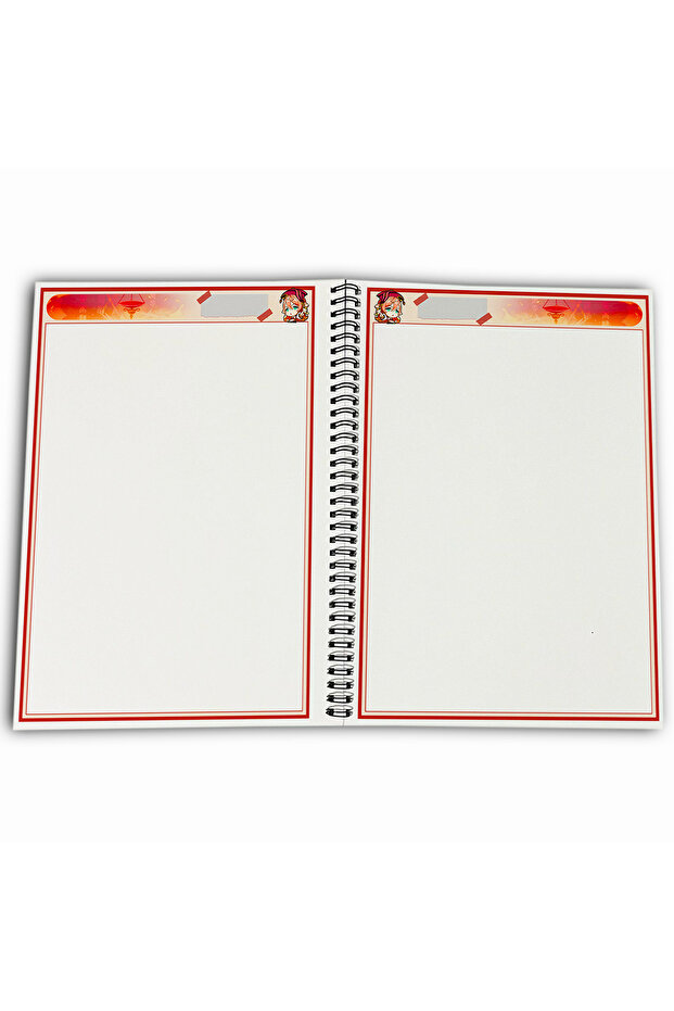 Genshin Impact Yanfei Unlined A4 School Notebook 72 Sheets Model 1 - 4