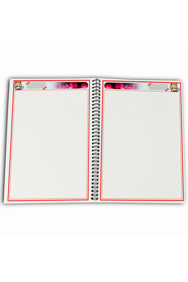 Genshin Impact Dahlia Unlined A4 School Notebook 72 Sheets Model 2 - 4