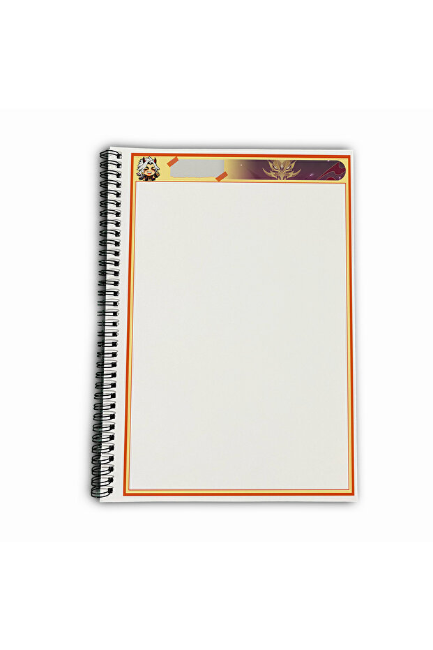 Genshin Impact Itto Unlined A4 School Notebook 72 Sheets Model 2 - 5