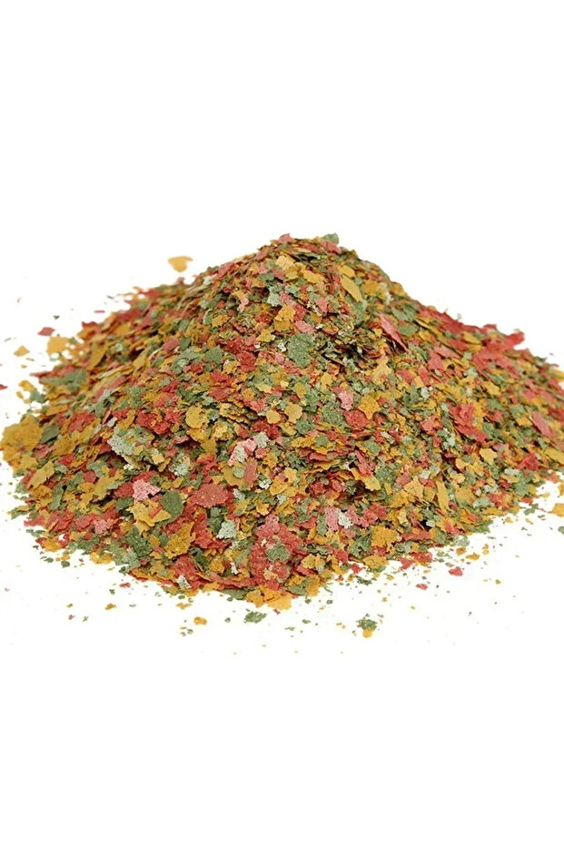 100g Small Tropical Ornamental Fish Feed Aquarium Fish Thin Slice Feed Fish Feed Seedling Growth Foo