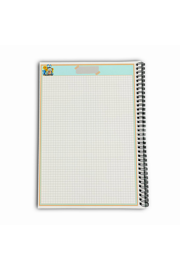 Genshin Impact Mualani Checkered A4 School Notebook 72 Sheets Model 2 - 6
