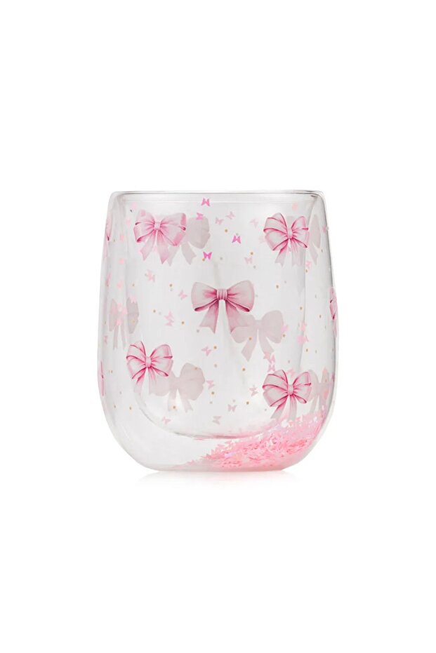LCW HOME Karışık Çiçek Baskılı Cam Bardak 300 Ml - 4