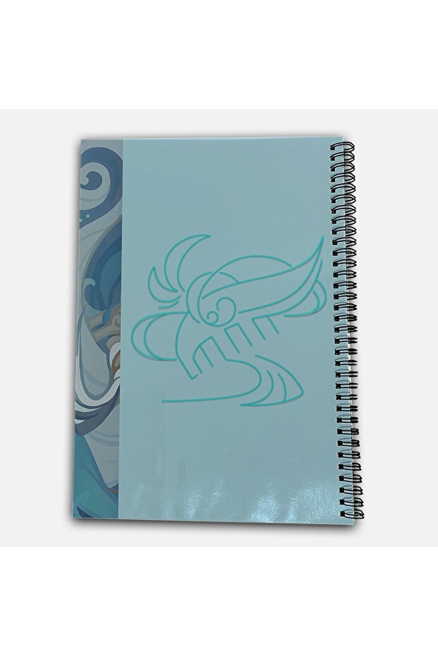Genshin Impact Shenhe Checkered A4 School Notebook 72 Sheets Model 2 - 3