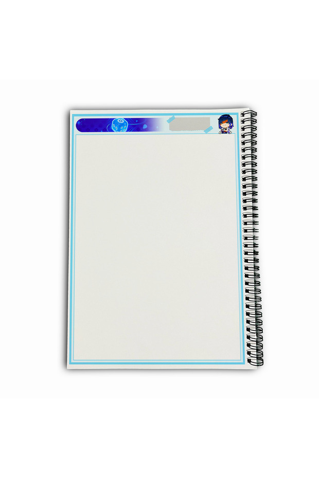 Genshin Impact Yelan Unlined A4 School Notebook 72 Sheets Model 1 - 6