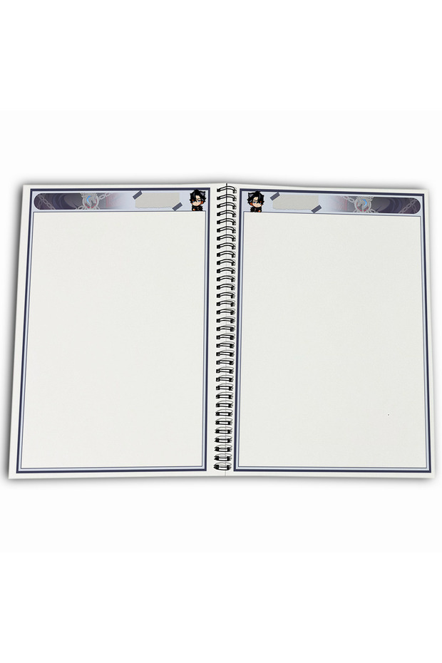 Genshin Impact Wriothesley Unlined A4 School Notebook 72 Sheets Model 2 - 4