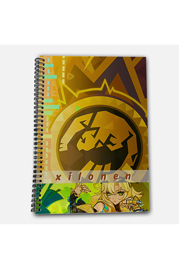 Genshin Impact Xilonen Checkered A4 School Notebook 72 Sheets Model 3 - 2