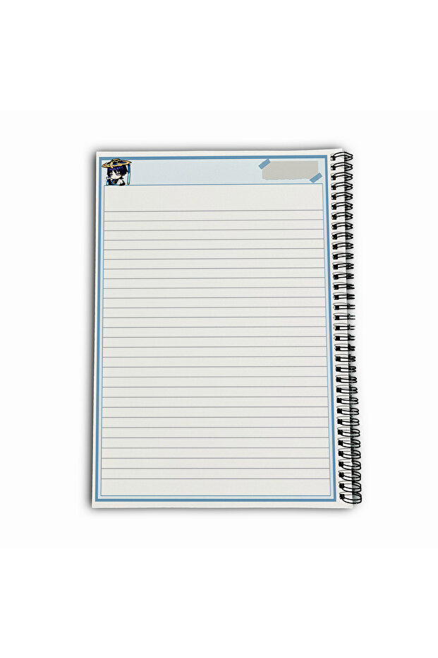 Genshin Impact Avare Wanderer Striped A4 School Notebook 72 Sheets Model 1 - 6
