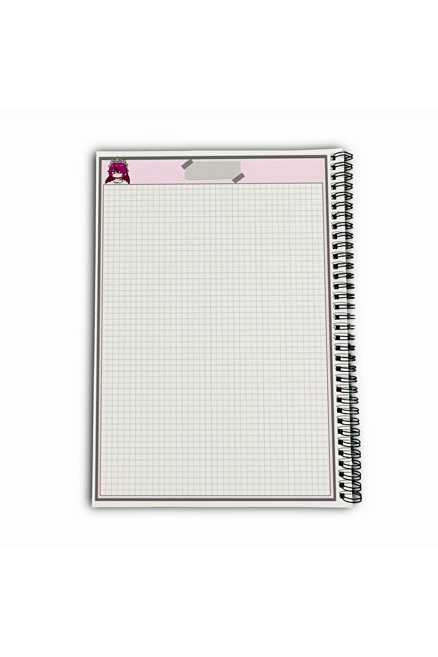 Genshin Impact Rosaria Checkered A4 School Notebook 72 Sheets Model 3 - 6