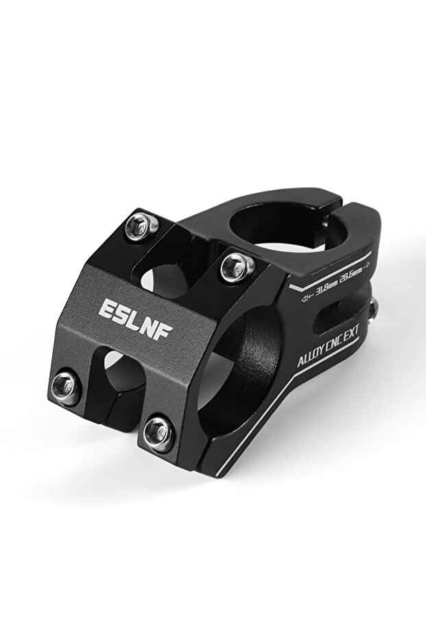 black ESLNF 31.8 Stem 45mm Bike Short Stem CNC Aluminum Mountain Bicycle Handlebar Stem for Bicycle